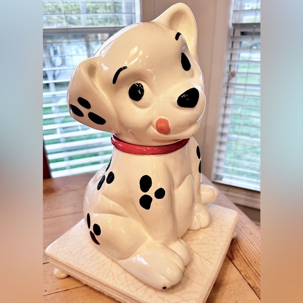 Vintage 1993 Rolly The Dalmatian Disney 101 Dalmatian’s Dog Cookie Jar